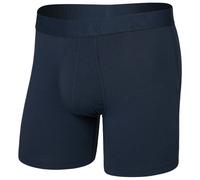 Calzoncillos bóxer Saxx Droptemp Cooling Cotton Boxer Brief Fly Talla: L / Color: negro/azul