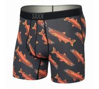 Calzoncillos bóxer Saxx Quest Qdm Boxer Brief Fly Talla: L / Color: negro/naranja