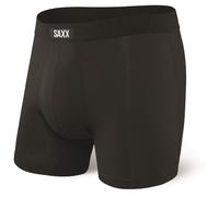 Calzoncillos bóxer Saxx Ultra Boxer Brief Fly (black) Talla: L / Color: negro