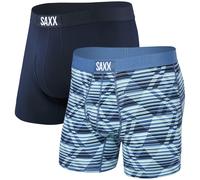 Calzoncillos bóxer Saxx Ultra Super Soft Boxer BF 2Pk Talla: M / Color: azul