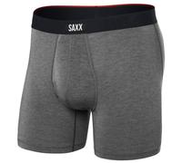 Calzoncillos bóxer Saxx Vibe Xtra Soft Comfort Boxer Brief Fly Talla: L / Color: gris