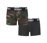 Calzoncillos Brandit Boxer Marrón/NegroS Marrón,Negro