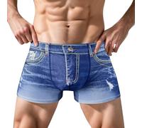 Calzoncillos Casuales Masculinos Wasite imprimió Ropa Interior de Mid Ropa Interior Breathable Men Pantalones Cortos De Fitness Hombre
