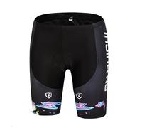 Calzoncillos Ciclismo Hombre Acolchados, Pantalones Pantalones cortos de ciclista verano de las mujeres pone en cortocircuito la bicicleta al aire libre MTB muchachas que montan en bicicleta corta(Sho