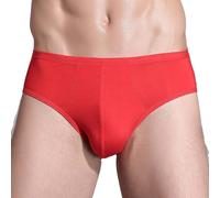 Calzoncillos clásicos para hombre, de algodón, elásticos, transpirables, para uso diario, antirozaduras, sin etiquetas que pican, ropa interior acogedora, antibacteriana de cintura media, rosso, 5XL