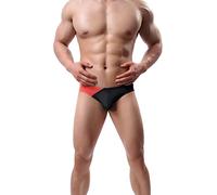 Calzoncillos cortos para hombre a la moda, calzoncillos cómodos y transpirables, ropa interior corta, ropa interior sexy para hombre, Negro , XXL Corto