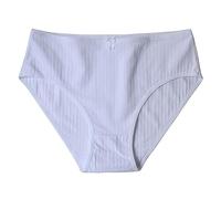 Calzoncillos de algodón puro para mujer, cómodos, para el vientre, de látex, para mujer, talla 8XL, blanco, L