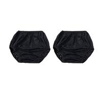 Calzoncillos de incontinencia lavables para Ropa interior reutilizable a prueba de fugas Fundas de pañales resistentes agua para hombres y mujeres Paquete de 2 ropa interior a prueba de, Black M