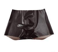 Calzoncillos de látex para hombre con trompa de elefante, de goma, color negro (negro L)