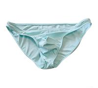 Calzoncillos de malla de seda de hielo diseñados para hombres que buscan un soporte ligero, transpirabilidad y eliminación de humedad (M azul)