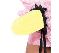 Calzoncillos de piel sintética de PVC para hombre, talla grande, de látex, de piel sintética, color amarillo claro, talla 4XL