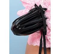 Calzoncillos de piel sintética de PVC para hombre, talla grande, de látex, para hombre, de piel sintética, color negro, talla S