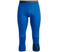 Calzoncillos de tres cuartos para hombre Ortovox 185 Rock'N'Wool Short Pants Talla: XL / Color: azul/ azul claro