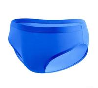 Calzoncillos deportivos transpirables para hombre con diseño elástico, ropa interior de cintura baja de seda de hielo para estilo de vida activo (M azul)