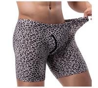 Calzoncillos Don Algodon Hombre, Pantalones Cortos Informales con DiseñO De Leopardo para Hombre Ideales para Playa Y Uso Diario CóModos Y Transpirables
