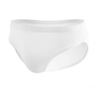 Calzoncillos elásticos de cintura baja para hombre, ropa interior deportiva de seda de hielo para estilo de vida activo (XL blanco)