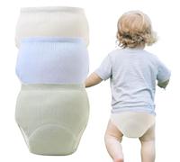 Calzoncillos higiénicos, Ropa interior higiénica para niños y niñas, 100% algodón, lavables, reutilizables, 3 piezas Calzoncillos higiénicos para niños
