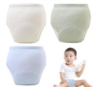 Calzoncillos higiénicos, Ropa interior higiénica para niños y niñas, 100% algodón, lavables, reutilizables, 3 piezas Calzoncillos higiénicos para niños