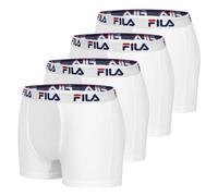 FILA Fi/1bcx4/Fu5016 Ropa Interior de Hombres, WH, M (Pack de 4)