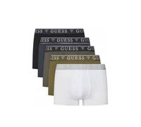 Calzoncillos Hombre GUESS Logo Clásico Boxers 5 Paquete Blanco Negro Gris Gre L