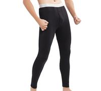 Calzoncillos largos para hombre Long Johns, pantalones térmicos, ropa interior térmica, pantalones de algodón, calzoncillos largos, leggings de capa base, pantalones suaves, cintura elástica,