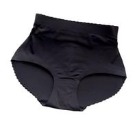 Calzoncillos Levantadores De Glúteos con Control Barriga For Mujer, Bragas Potenciadoras Cadera Y Culo Falso Acolchadas Esponja, Lencería Moldeadora Cuerpo Adelgazante(Black 2,X-Large)