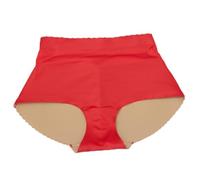 Calzoncillos Levantadores De Glúteos con Control Barriga For Mujer, Bragas Potenciadoras Cadera Y Culo Falso Acolchadas Esponja, Lencería Moldeadora Cuerpo Adelgazante(Red,Large)