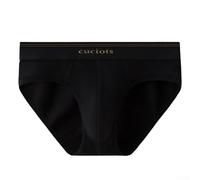 Calzoncillos modal para hombre, paquete de 3, diseño de bolsa transpirable, ropa interior elástica que absorbe el sudor, ajuste cómodo de tiro medio para uso diario y deportes (XL negro)