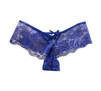 Calzoncillos Mujer 2026 Encaje, Deseo Puro, Transparente, Niña Caliente Tanga Picante, Cintura Baja, Calzoncillos de Abdominal Shapewear Abdominal Camino Bragas 2026 Para Mujeres, azul, talla única