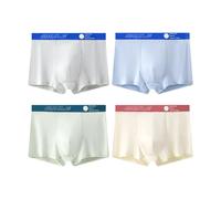 Calzoncillos Niño 10 Años - Ropa Interior Adolescentes En Crecimiento Estilo Clásico para Adolescentes Y Preadolescentes Diseño Cómodo Y Transpirable para Uso Diario (Sky Blue2 15-18 Years)