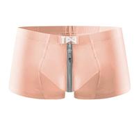 Calzoncillos para hombre 2026 Calzoncillos de baja altura para hombre Ice Thread Calzoncillos Moda Ride Up Ropa Interior Pantalones Algodón Slip 2026 Comodidad Regalo, Rosa., XL