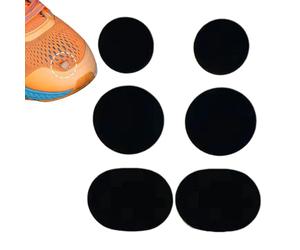 Calzoncillos para zapatos contra agujeros, 6 piezas autoadhesivos transpirables prevención explosión punta autoadhesiva, parches de reparación de talón, para zapatillas de malla, deportes tenis y