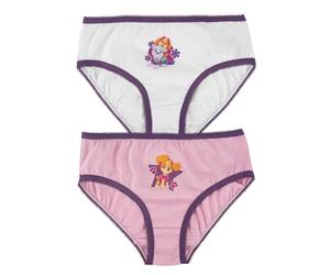 Calzoncillos Paw Patrol para niñas Calzoncillos para niños Rosa/Blanco (Pack de 2) (DE/NL/SE/PL, numérico, 98, 104, Regular, Rosa/Blanco)