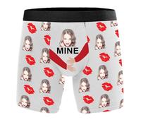 Calzoncillos Personalizados con Foto Calzoncillos Hombre Bóxer Personalizados Ropa Interior Divertida Personalizada con Textos De Imágenes De Caras Cumpleaños San Valentín Navidad Día del Padre