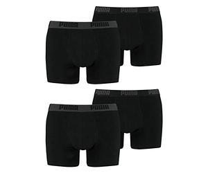 Calzoncillos Puma para hombre Boxer Basic, pack con 4 unidades , 521015001, hombre, 521015001, black/black (230), large