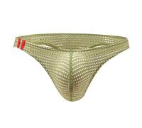 Calzoncillos sexy para hombre, ropa interior transpirable, suave, ropa interior para hombre, lencería atractiva, cómoda, suave, tanga, tanga, tanga, tanga, tanga erótica, para hombre, Verde militar