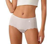 Calzoncillos sin costuras para mujer, con acabado suave, tiro medio y cobertura completa, comodidad diaria para viajes, días de trabajo, trajes de clima cálido, uso diario, café, L