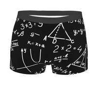 Calzoncillos Tipo Bóxer Álgebra, Geometría, Matemáticas Abstractas Bóxers Suaves Calzoncillos Hombre Boxer Cómoda Ropa Interior para Deporte Uso Diario Viaje M