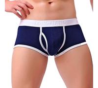 Calzoncillos tipo bóxer con bolsa para balones para hombre, pantalones cortos para deportes, ropa interior para aficionados, calzoncillos tipo bóxer para hombre, realzador de bulto para correr
