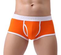 Calzoncillos tipo bóxer con bolsa para balones para hombre, pantalones cortos para deportes, ropa interior para aficionados, calzoncillos tipo bóxer para hombre, realzador de bulto para correr