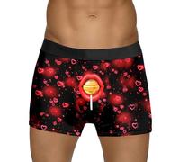 Calzoncillos tipo bóxer de algodón para hombre, con correa de suspensorio, realzador de bultos, para deportes, tiro medio, entrenamiento, cómodo, ropa interior para correr, atletismo clásico, amarillo