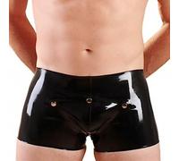 Calzoncillos Tipo Bóxer De Goma De Látex Para Hombre Negro Hechos A Mano Con Ropa Interior,Claro,SG