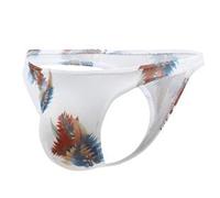 Calzoncillos tipo bóxer estampados para hombre, elegantes pinzas para hombre, pinzas estampadas a la moda con cintura elástica, agradables a la piel, tanga, transpirables, espalda en T, bikini cómodo