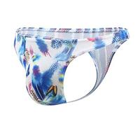 Calzoncillos tipo bóxer estampados para hombre, elegantes pinzas para hombre, pinzas estampadas a la moda con cintura elástica, agradables a la piel, tanga, transpirables, espalda en T, bikini cómodo