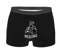 Calzoncillos Tipo Bóxer Guantes De Boxeo Ropa Interior Transpirable Bóxers Sostenible Calzoncillos Hombre Boxer para Uso Diario Deporte Viaje XXL