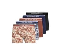 Calzoncillos tipo bóxer Jack & Jones retro con forma de tronco de flores para hombre (paquete de 5)