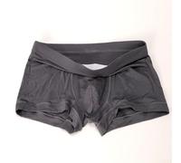 Calzoncillos tipo bóxer modal para hombre, paquete de 3, ropa interior transpirable de doble capa, tela elástica suave, para hombres que buscan comodidad y apoyo (M, gris oscuro)