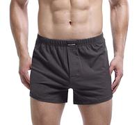 Calzoncillos tipo bóxer para hombre, ajuste relajado, calzoncillos de algodón de ajuste clásico, pantalones cortos cómodos sin bragueta, transpirables, eleva tu colección de ropa interior con