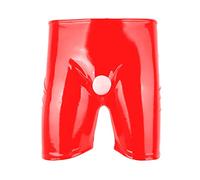 Calzoncillos tipo bóxer para hombre con apertura Showmaster, ropa interior sexy para hombre, ropa interior erótica, ropa interior erótica, ropa interior de látex, aspecto lacado, calzoncillos tipo