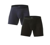 Calzoncillos tipo bóxer para hombre, de algodón y elastano, transparente, transpirable, varios paquetes de calzoncillos cómodos, Light Ashy, XL Grande